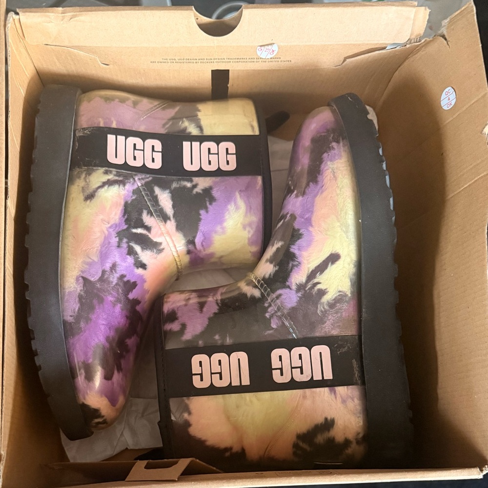 UGG Multicolor Tie-Dye Boots